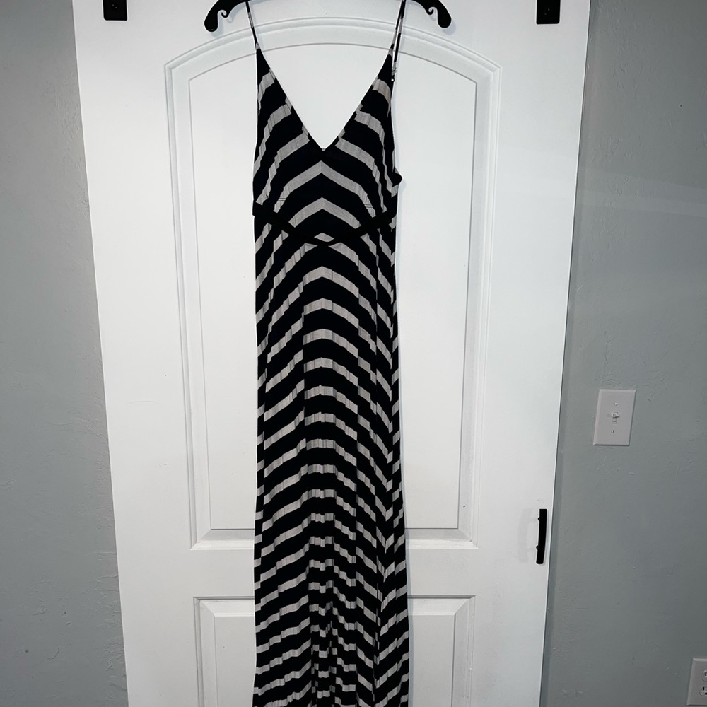 Eight Sixty nautical maxi dress